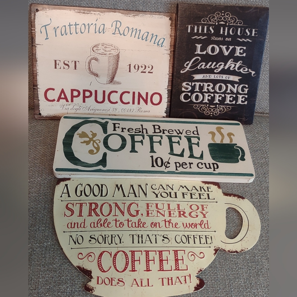 Final price!*Coffee lovers lot of 4